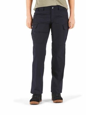 5.11 Tactical Women's Straight-Leg Cargo Pants in Navy